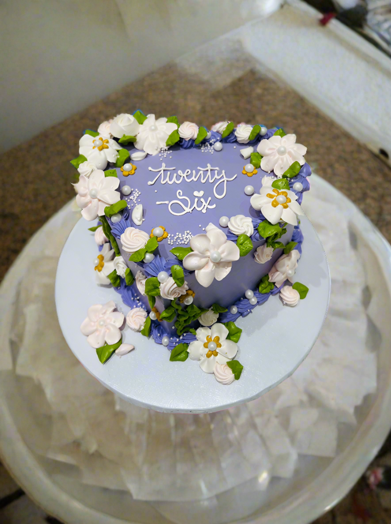 Purple Heart Cake
