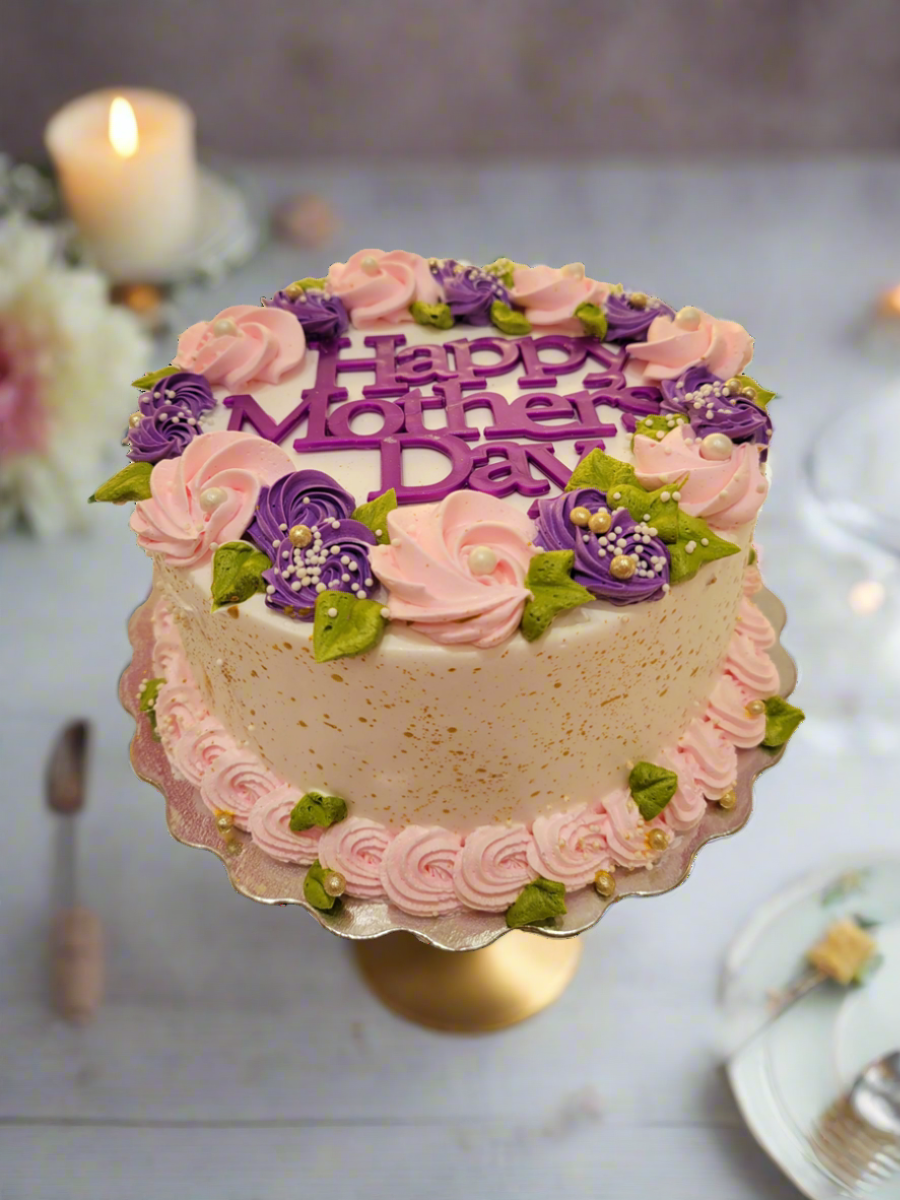 Purple Mother‚Äôs Day Cake