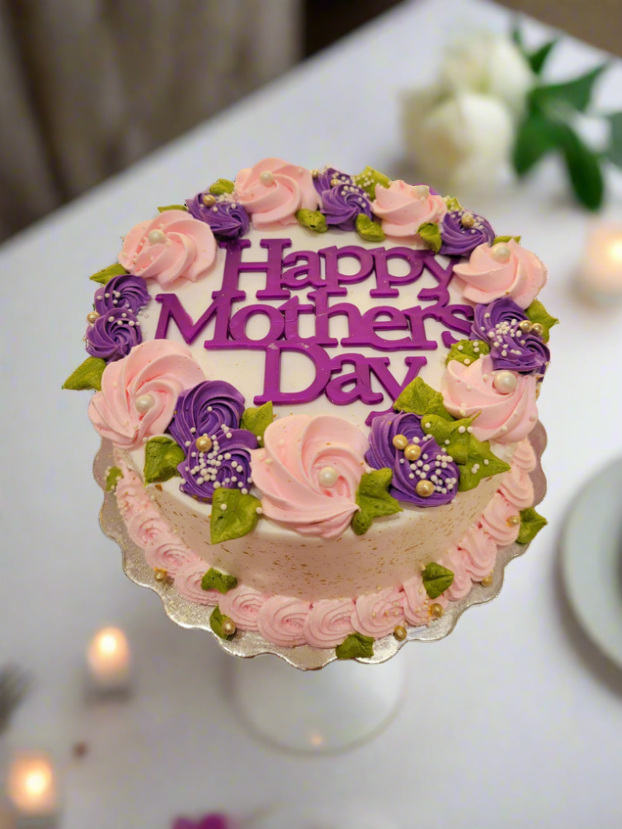 Purple Mother‚Äôs Day Cake