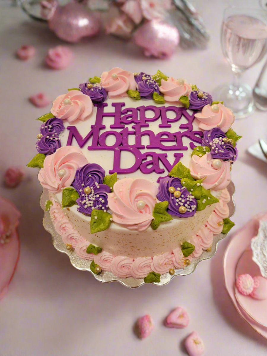 Purple Mother‚Äôs Day Cake