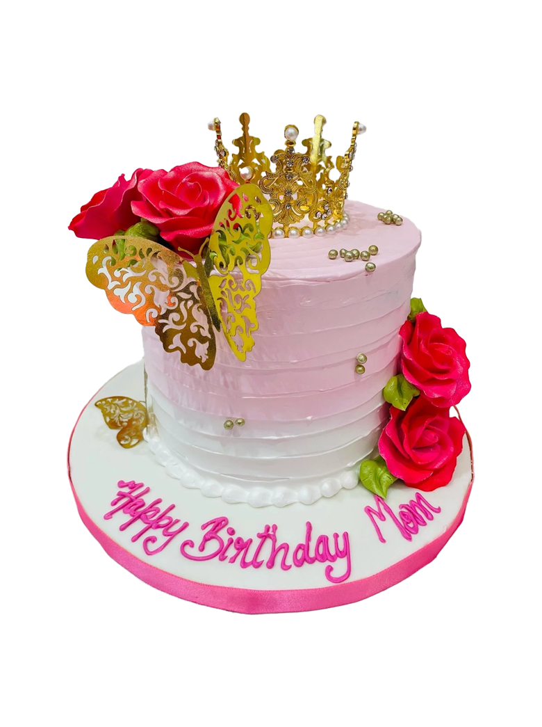 Queen Mommy Crown Cake
