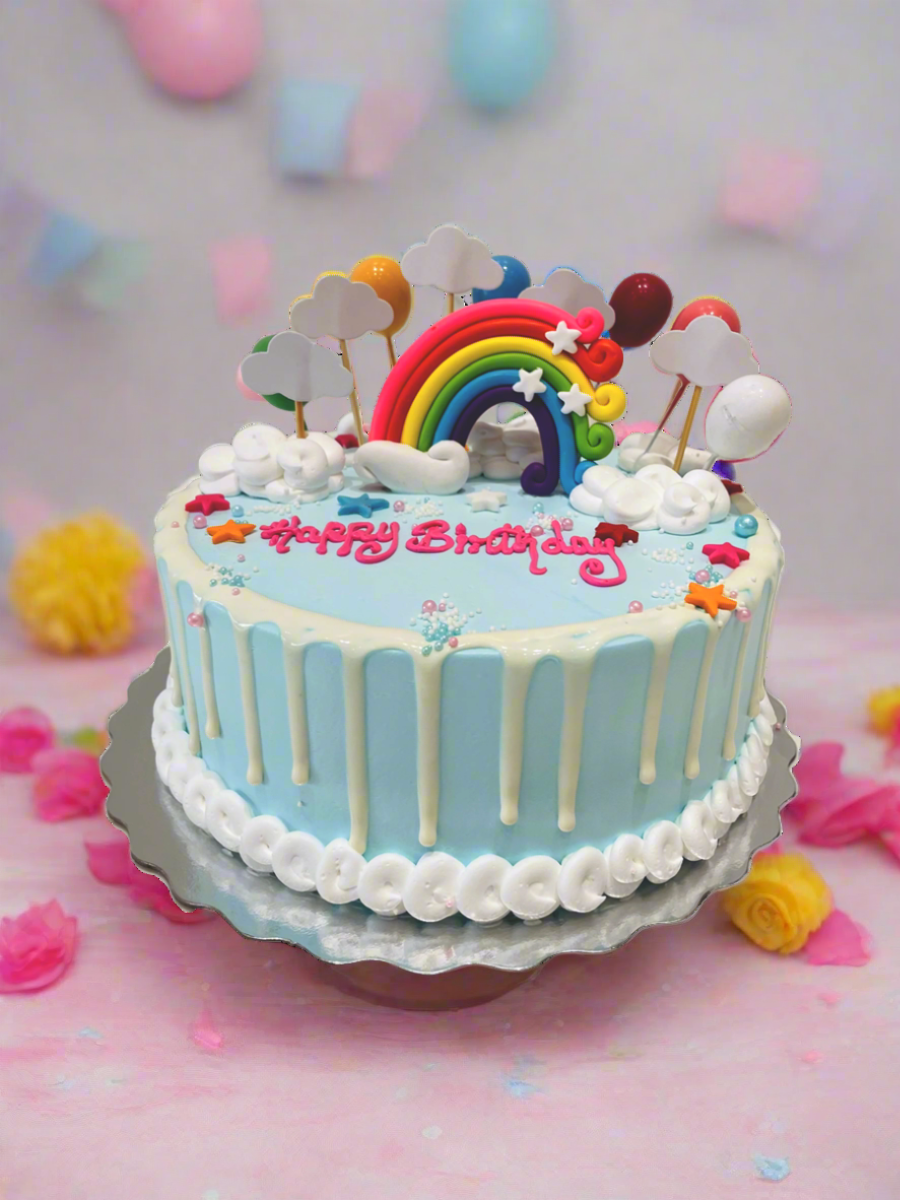 RAINBOW CREAM CAKE