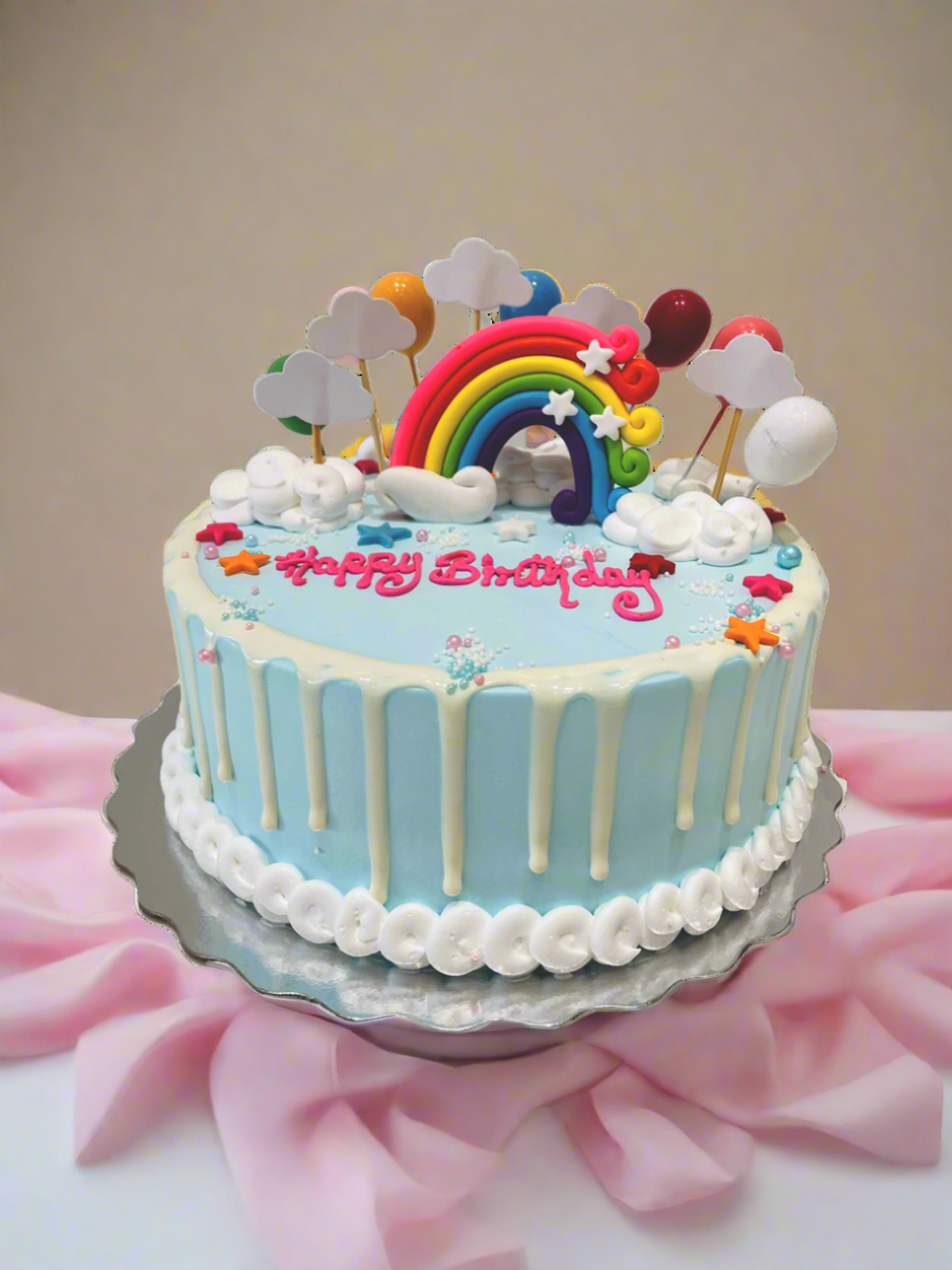 RAINBOW CREAM CAKE