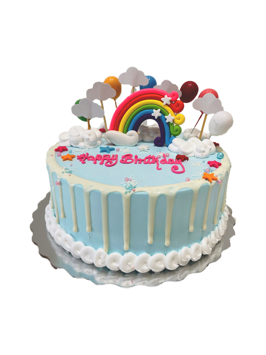 RAINBOW CREAM CAKE
