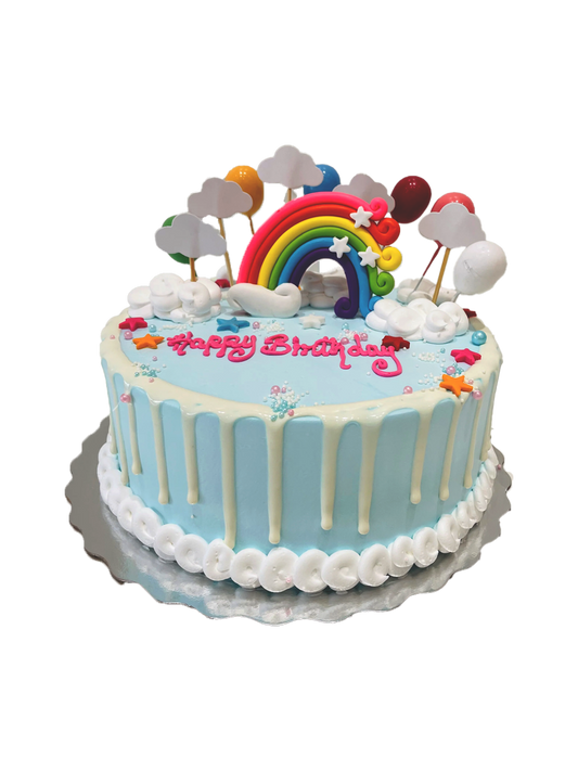 RAINBOW CREAM CAKE