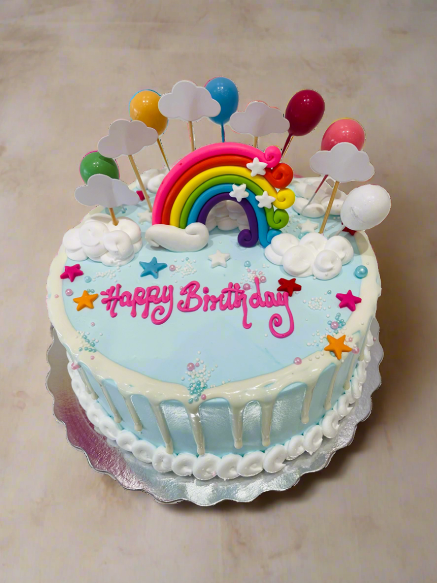 RAINBOW CREAM CAKE