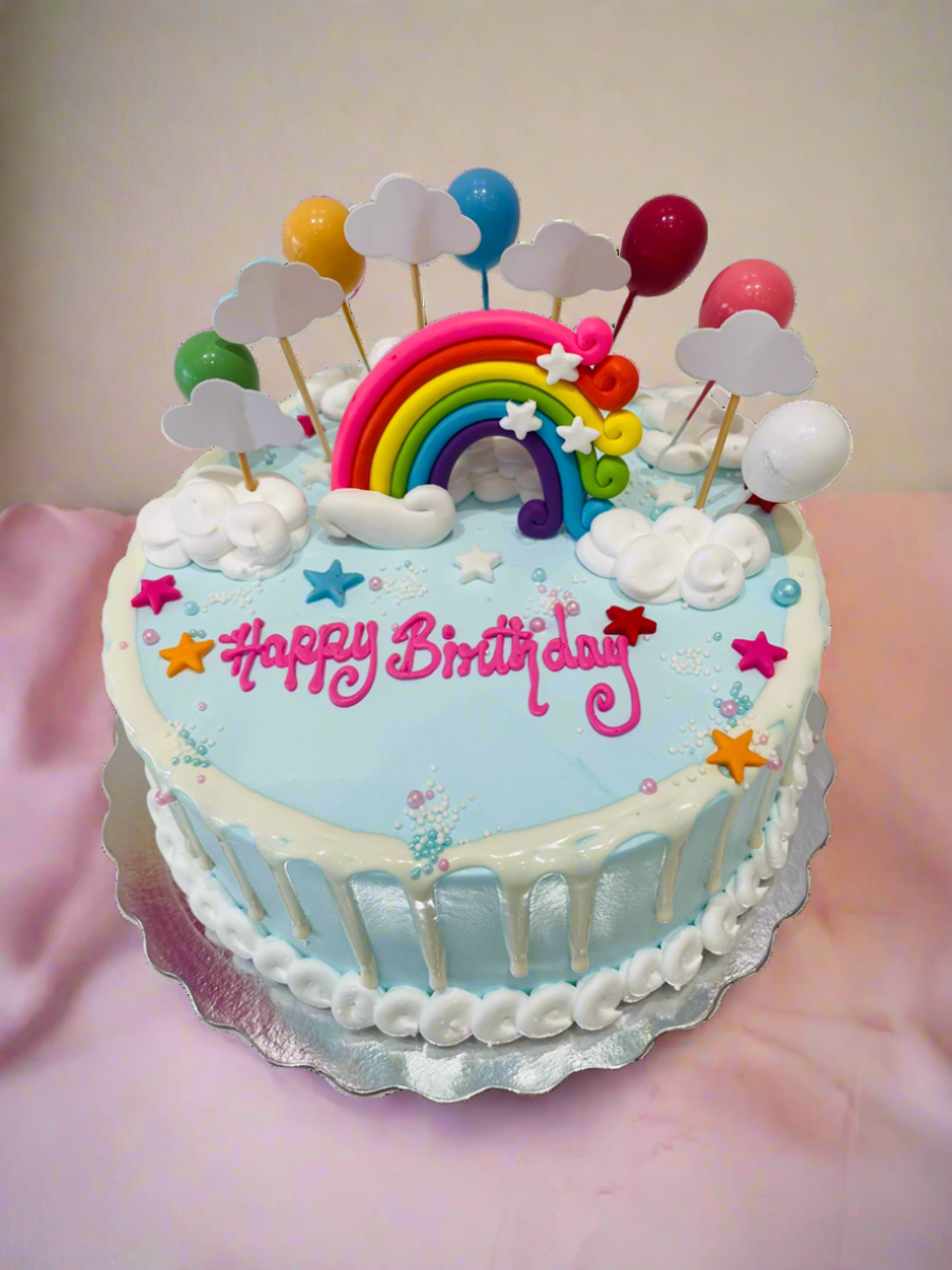 RAINBOW CREAM CAKE