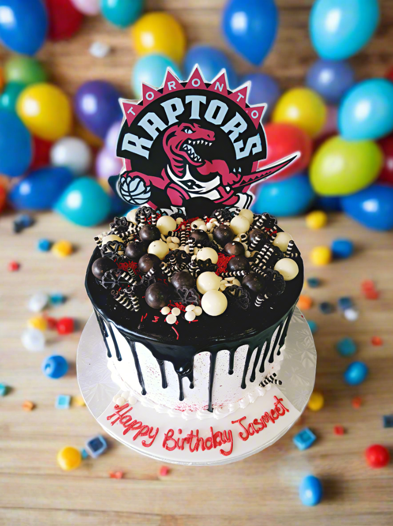 Jasmeet Raptors Cake