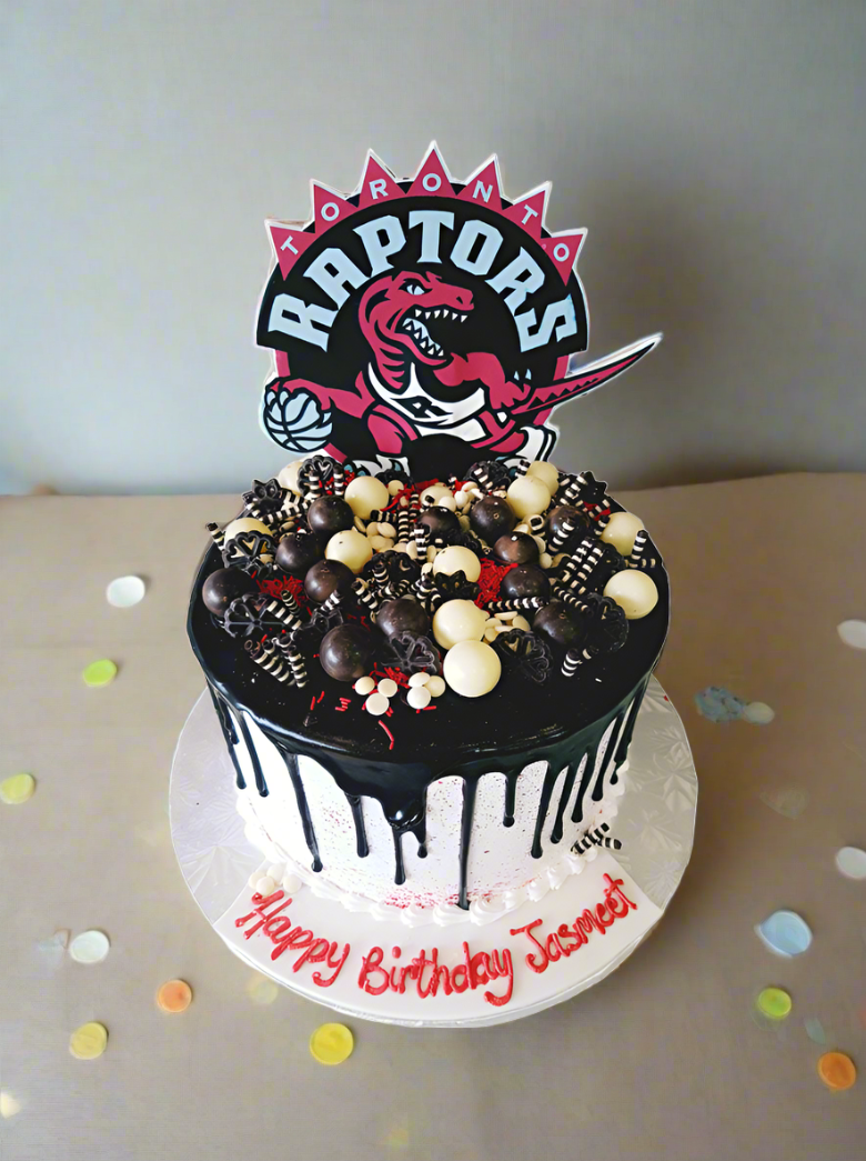 Jasmeet Raptors Cake