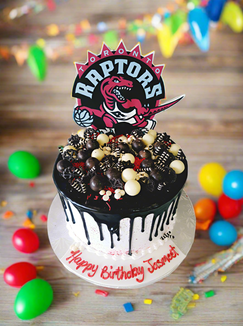 Jasmeet Raptors Cake