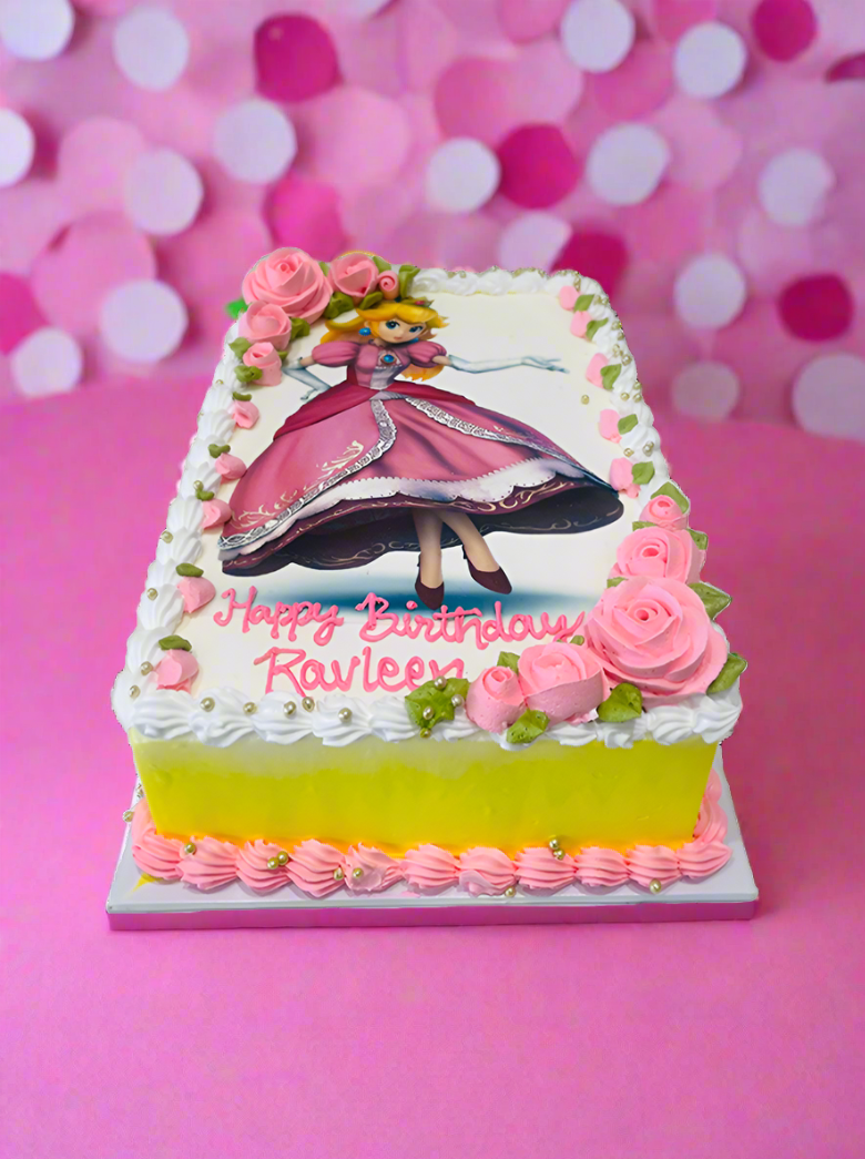 Ravleen Barbie Photo Cake