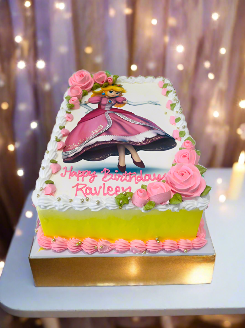 Ravleen Barbie Photo Cake