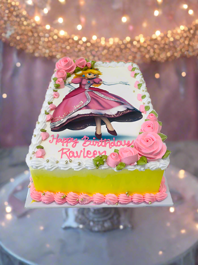 Ravleen Barbie Photo Cake