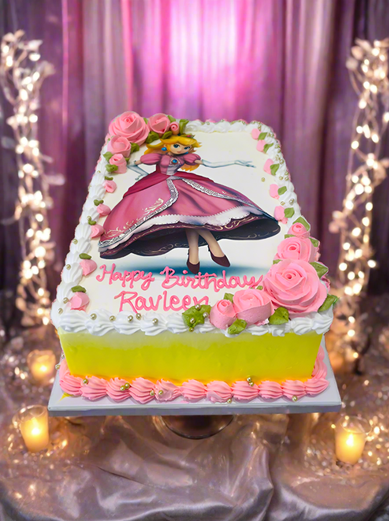 Ravleen Barbie Photo Cake