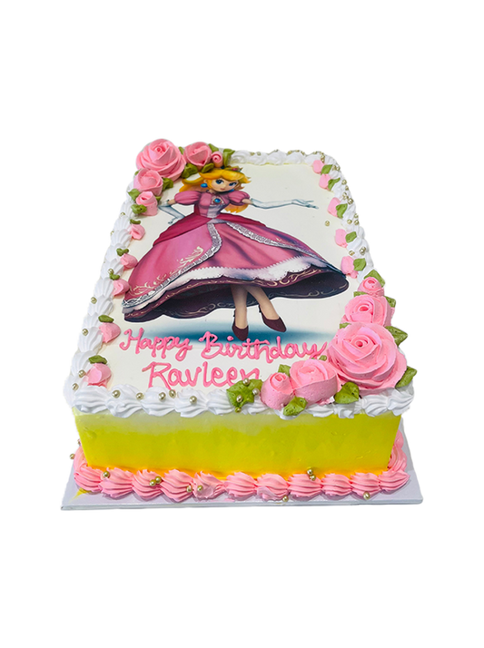 Ravleen Barbie Photo Cake