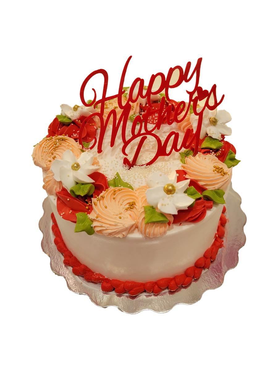 Red Mother's Day Cake