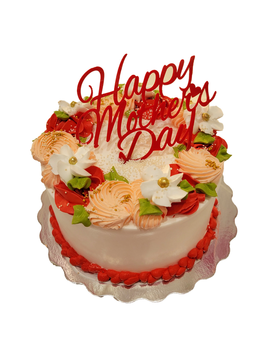 Red Mother's Day Cake