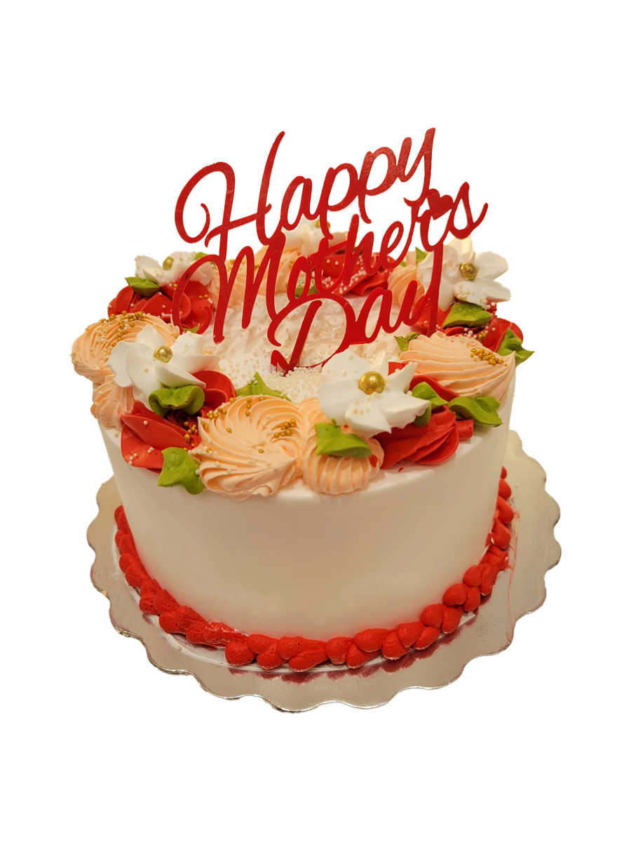 Red Mother's Day Cake