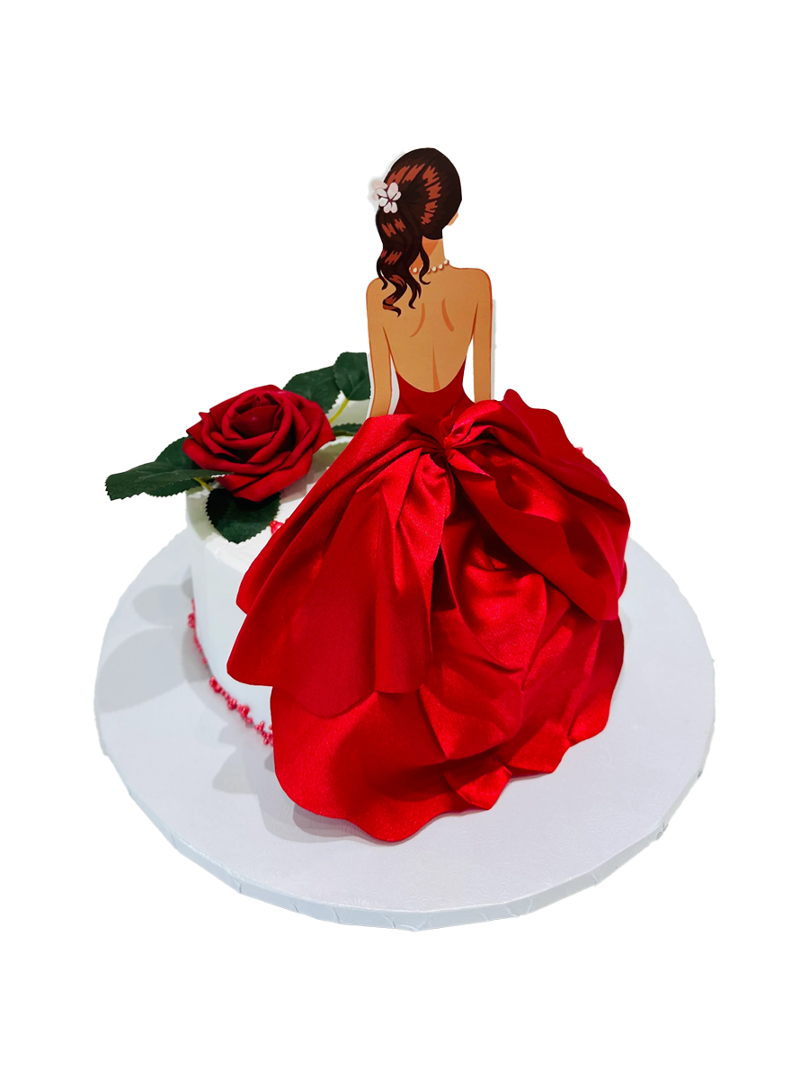 RED QUEEN BIRTHDAY CAKE