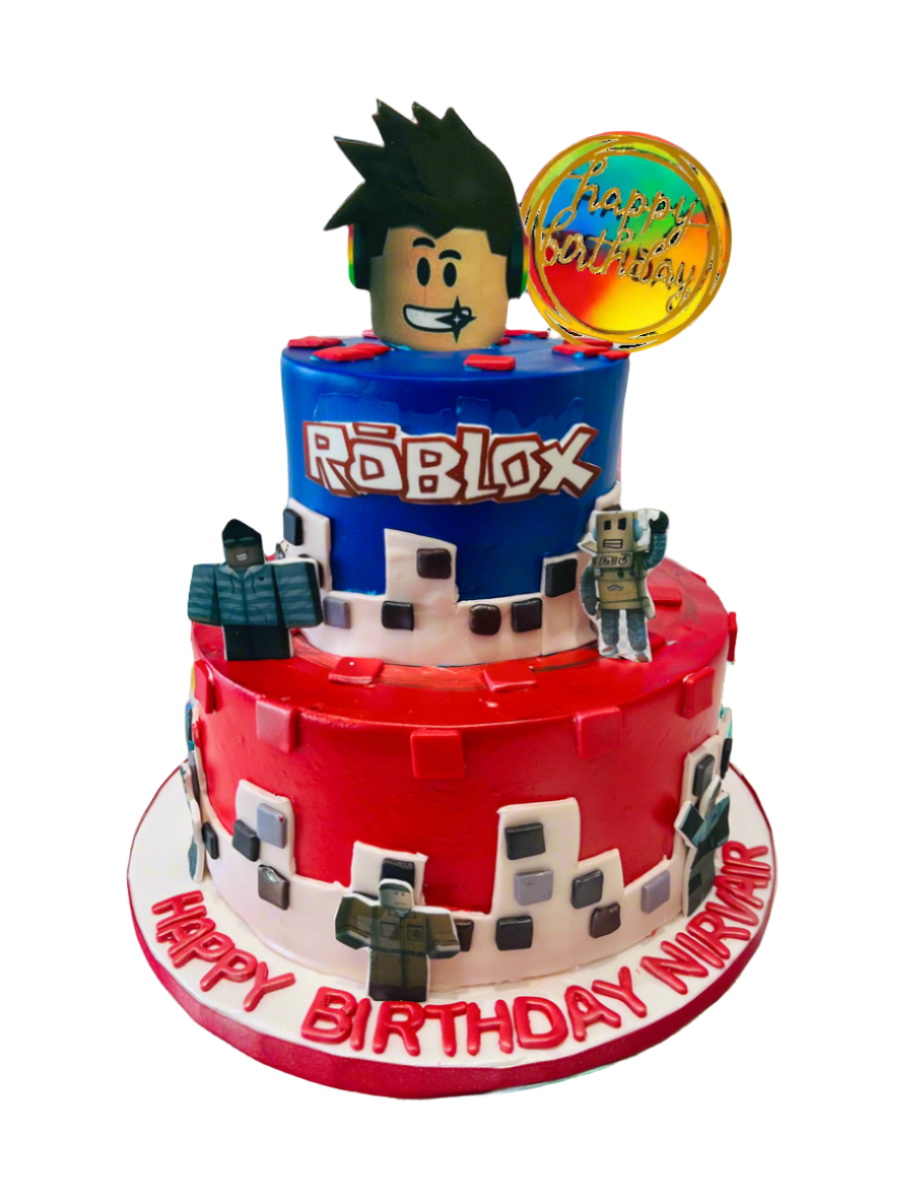 Roblox Cream Tiered Cake