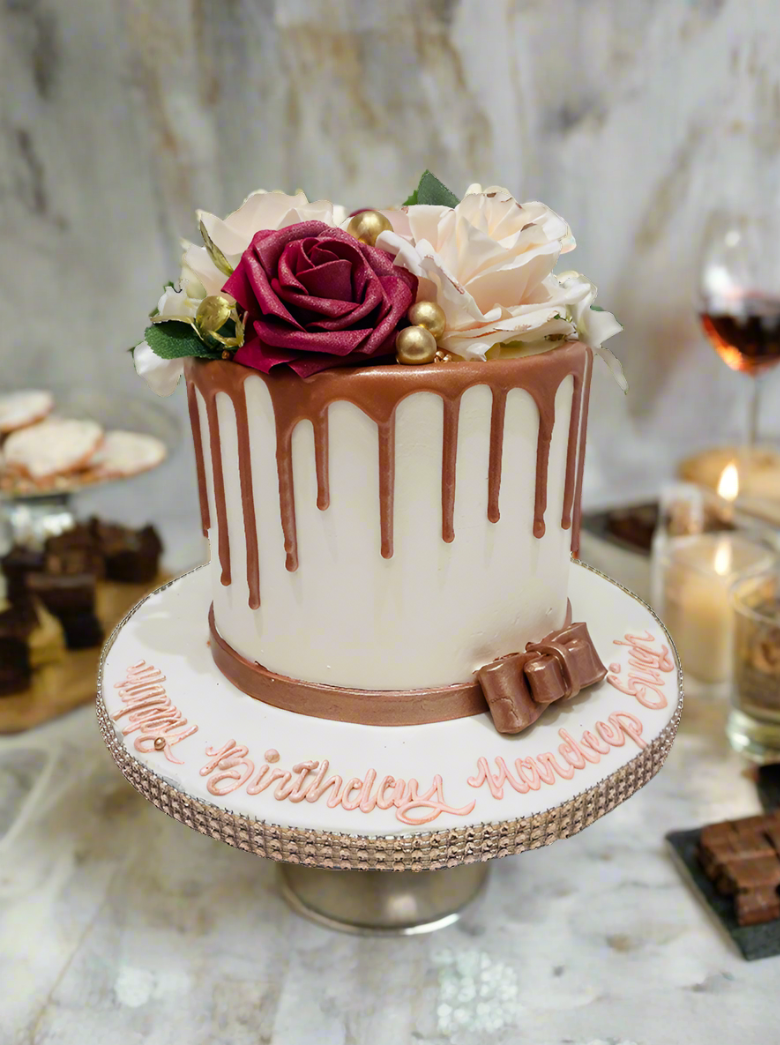 Roses Cream Cake