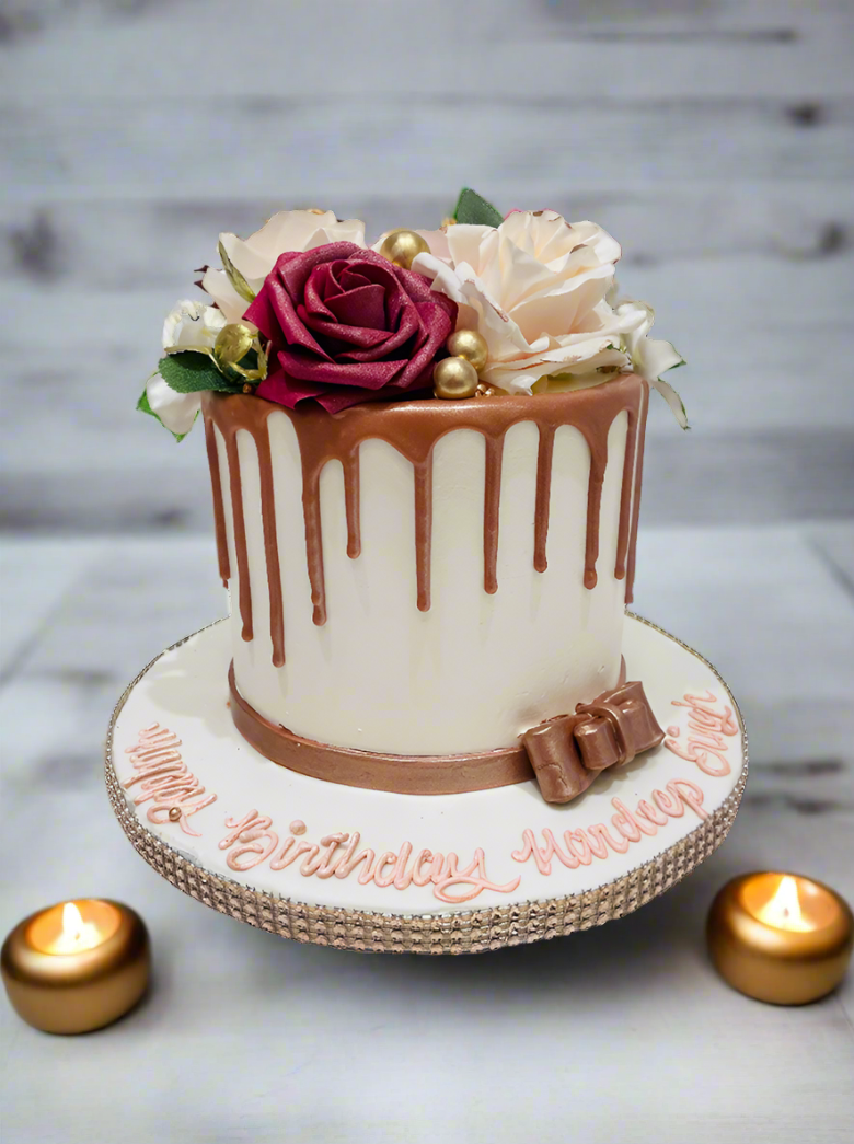 Roses Cream Cake