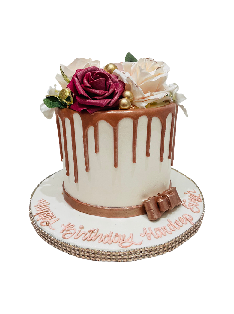Roses Cream Cake