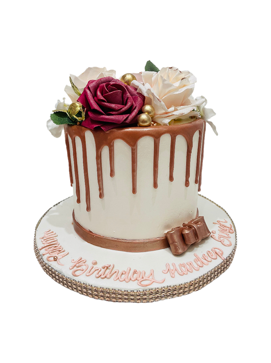 Roses Cream Cake