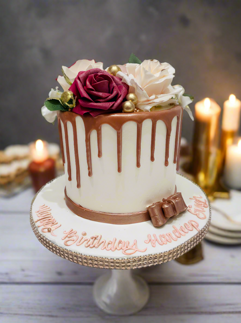 Roses Cream Cake