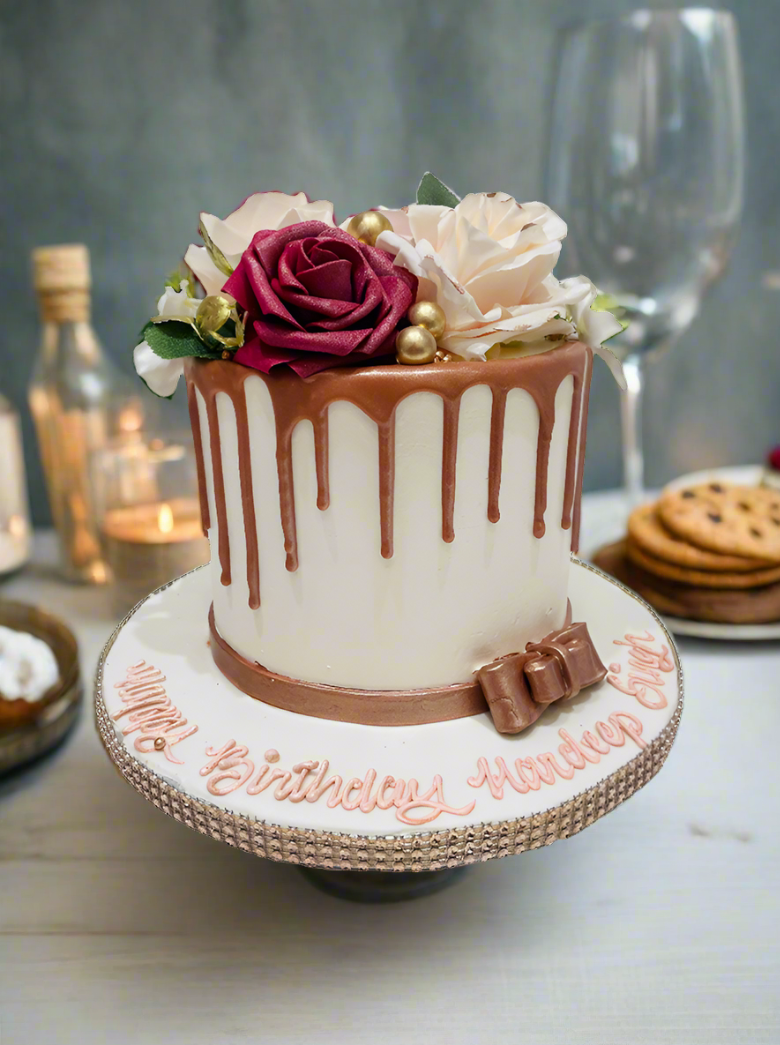 Roses Cream Cake