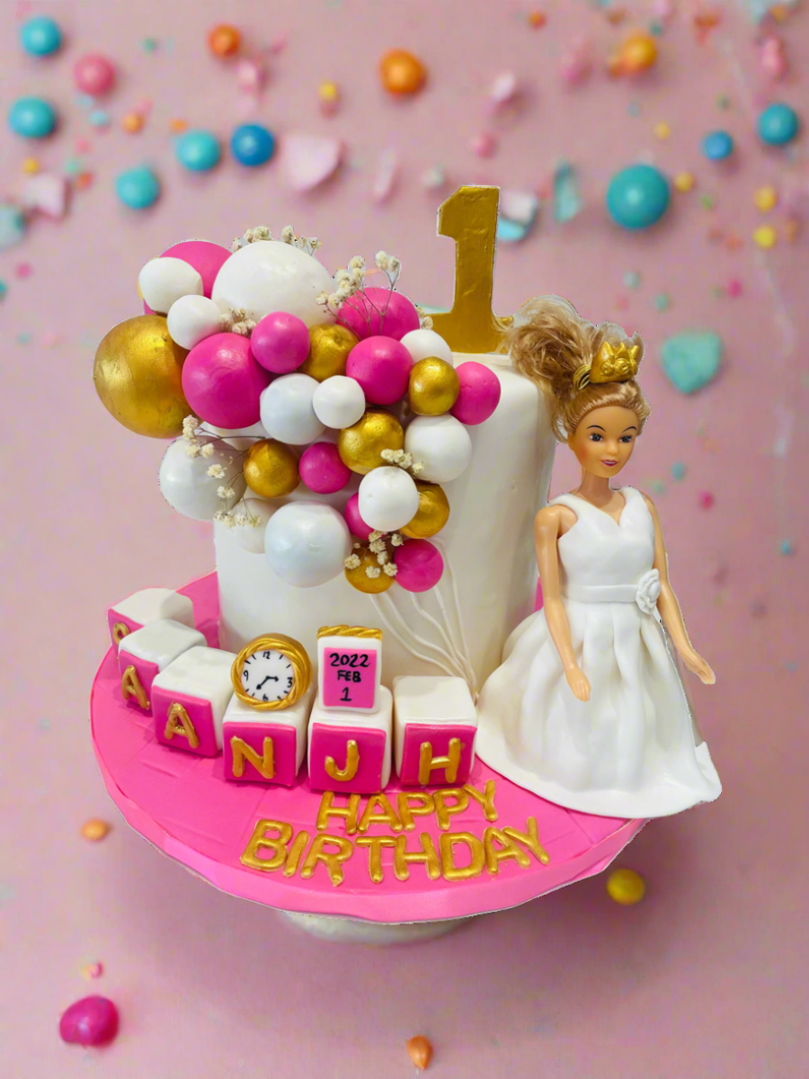 Saanjh Balloon Fondant Cake