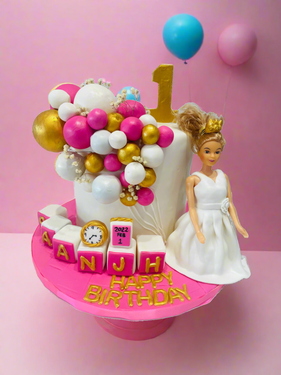 Saanjh Balloon Fondant Cake