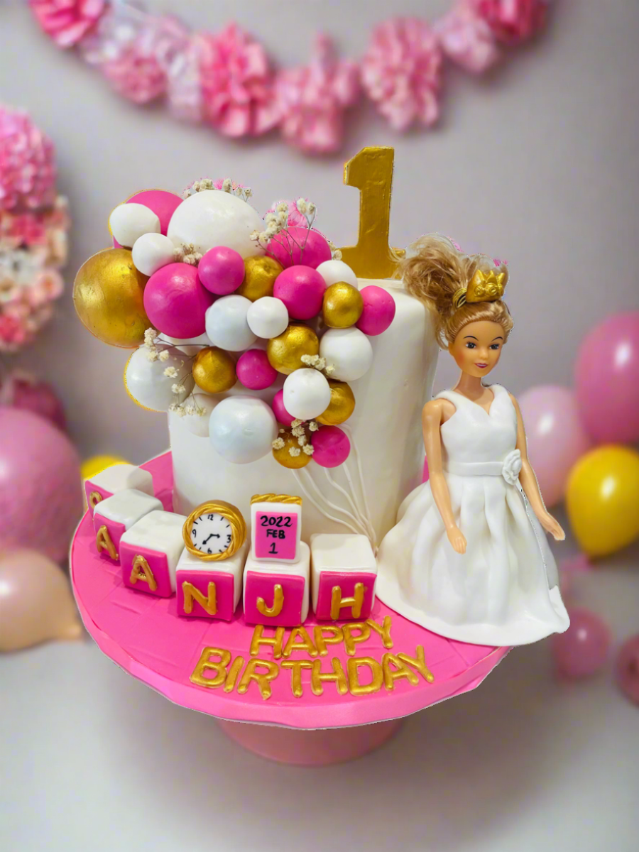 Saanjh Balloon Fondant Cake