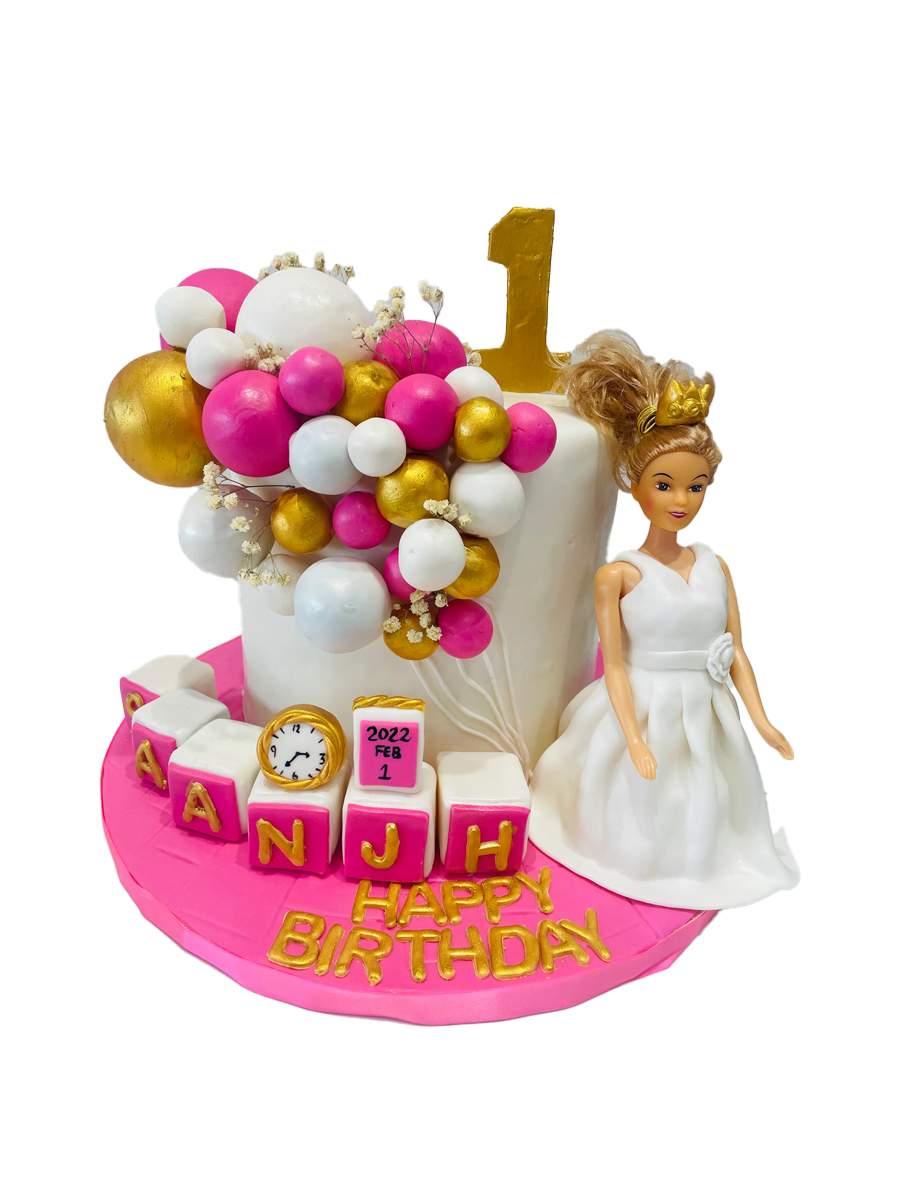 Saanjh Balloon Fondant Cake