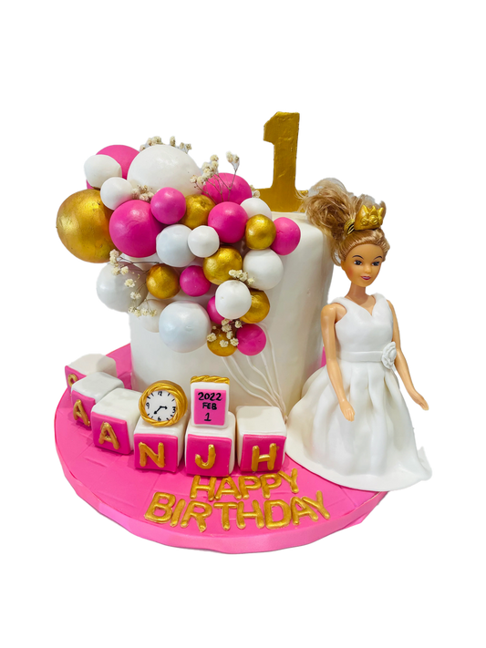 Saanjh Balloon Fondant Cake