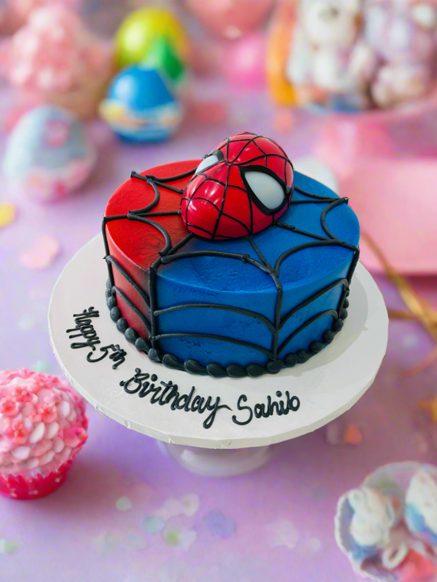 Sahib Spiderman Light up Cake