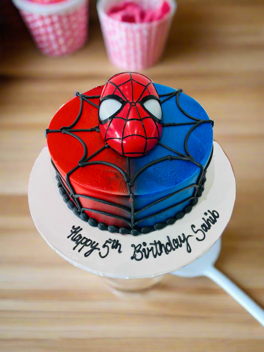 Sahib Spiderman Light up Cake