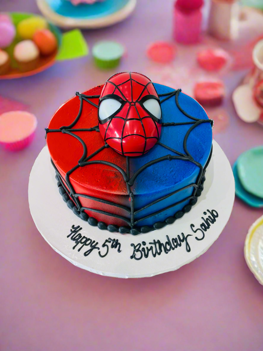 Sahib Spiderman Light up Cake