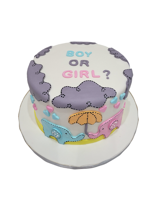 Sam Elephant Theme Fondant Cake