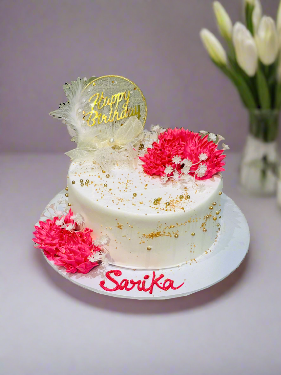 SARIKA FLORAL BIRTHDAY CAKE