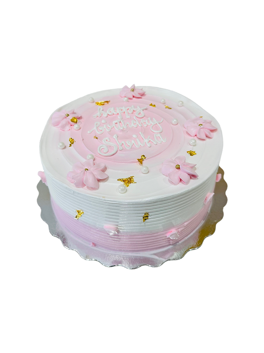Sarika Pink Blossom Cake