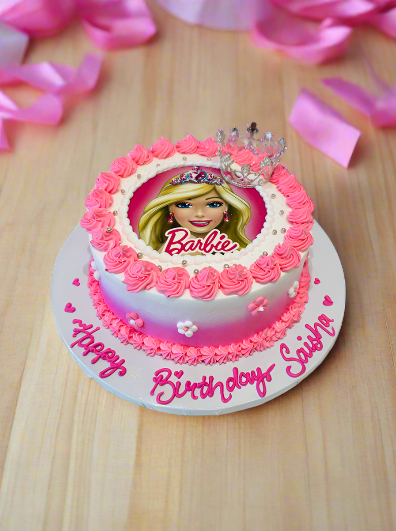 Shaisha Barbie Pink Cream Cake