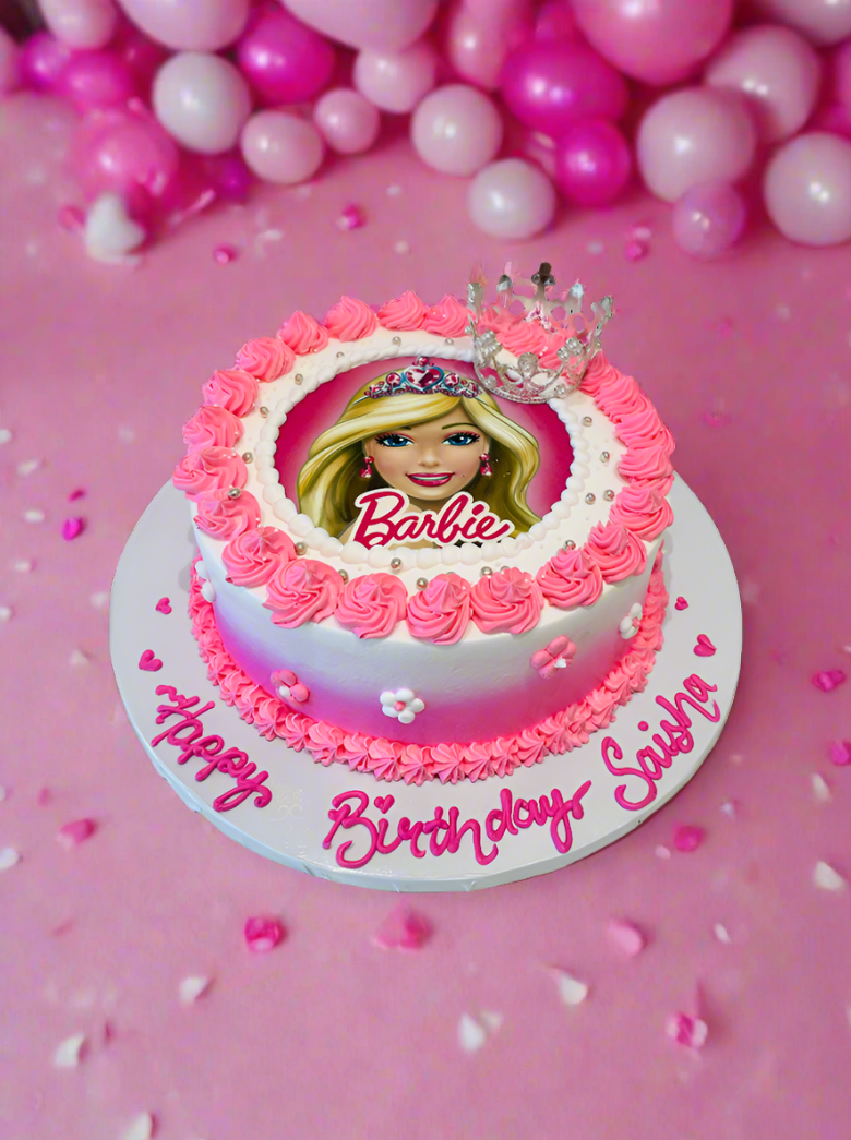 Shaisha Barbie Pink Cream Cake