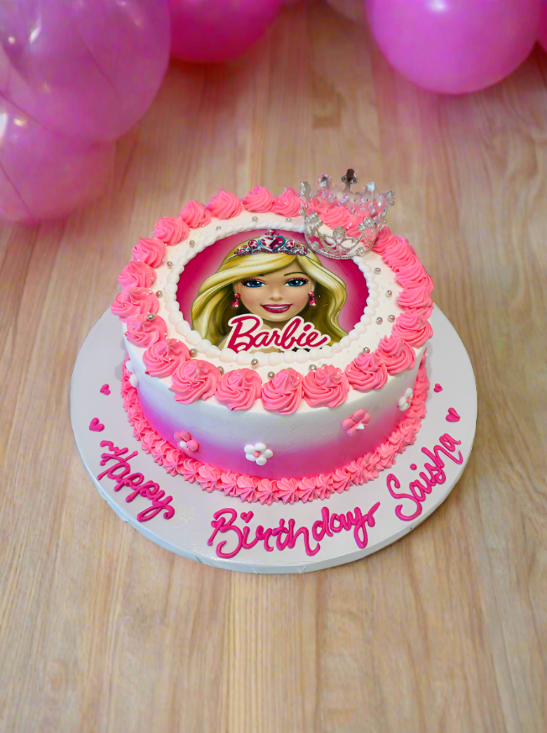 Shaisha Barbie Pink Cream Cake