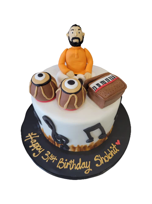 Shobhit Music Fondant Cake
