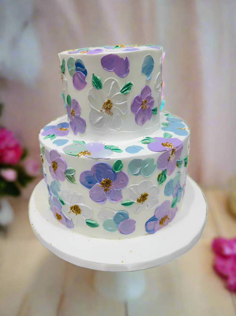 Shreya Floral Tiered Cake