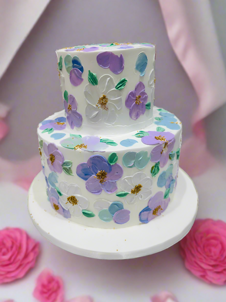 Shreya Floral Tiered Cake