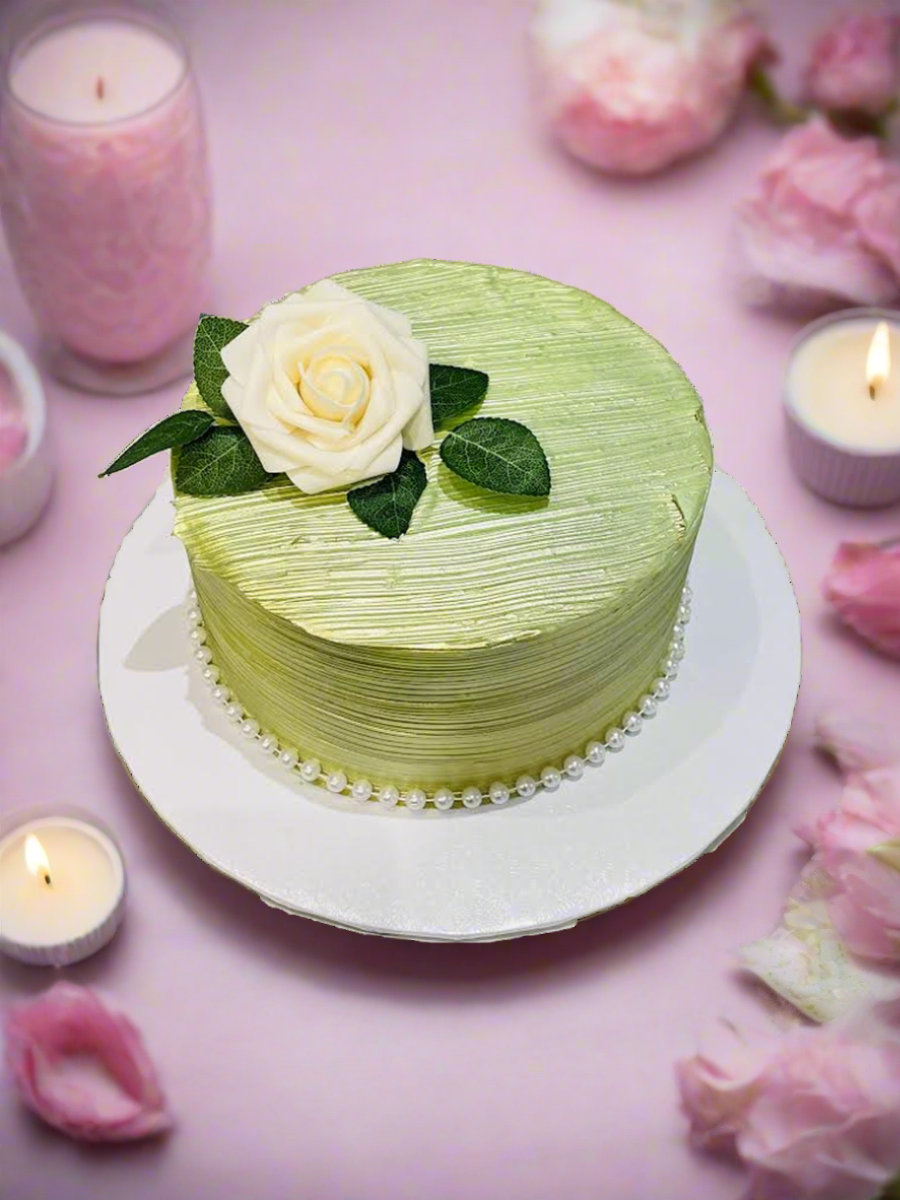 Sim Mint Green Birthday Cake