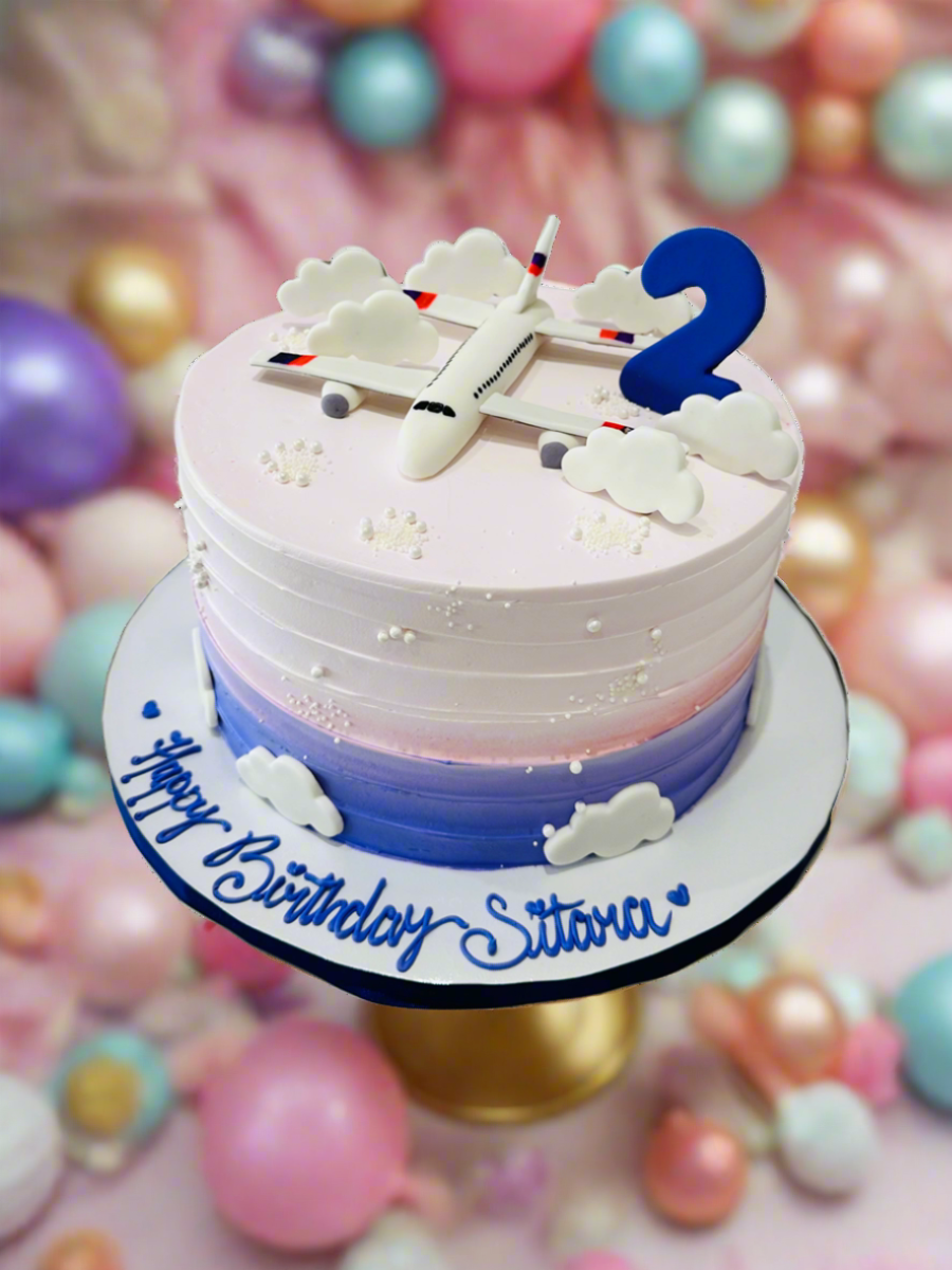 SITARA PLANE CREAM CAKE