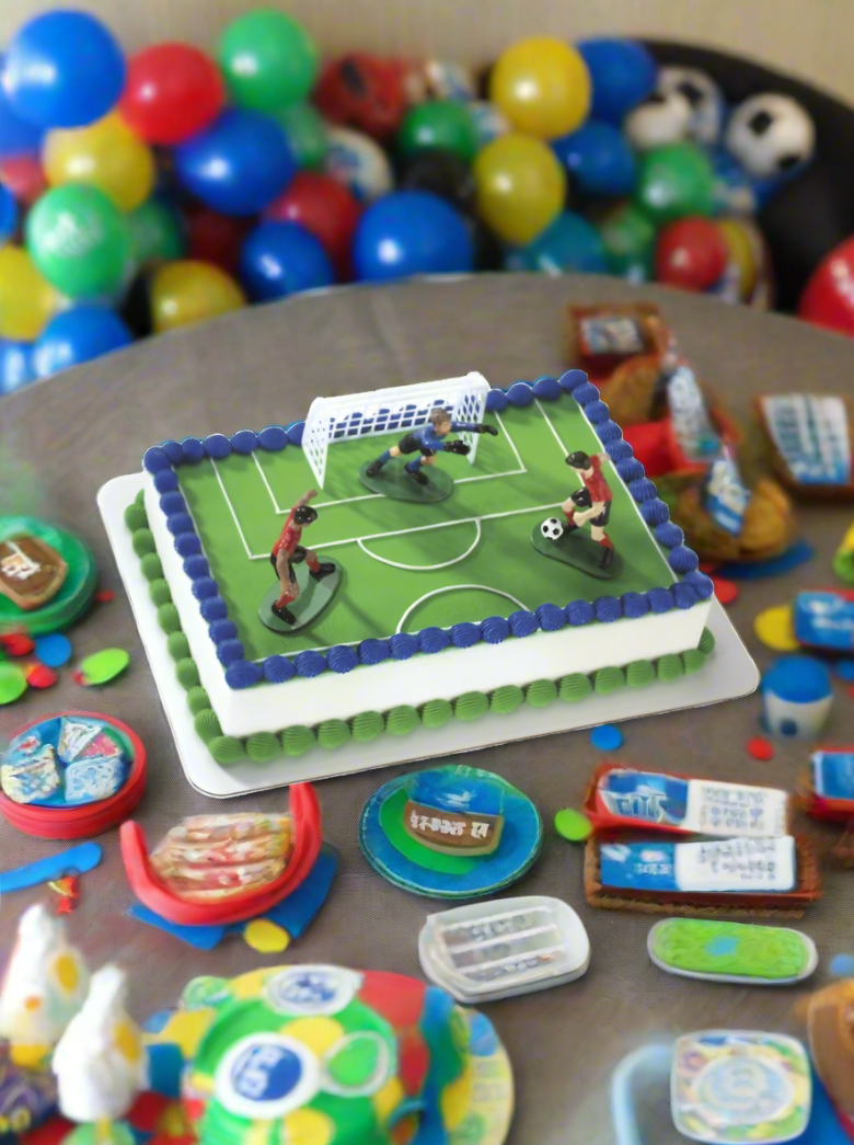 Soccer Theme Cake
